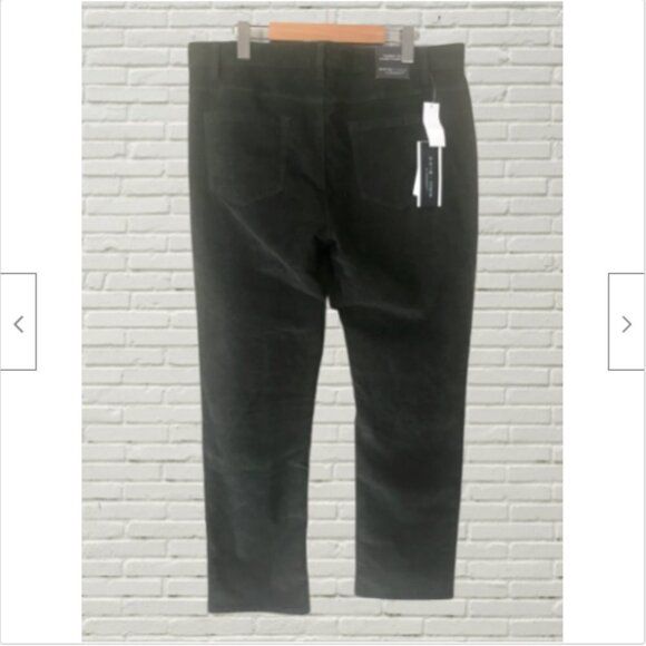 2016 Denim By Parasuco Mid-Rise Straight Corduroy Jeans in Green NWT Siz… - Picture 2 of 3